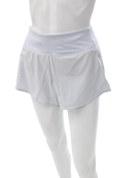 Outdoor Voices Women Athletic Purple Shorts Recycled Polyester Size L
