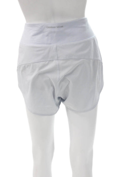 Outdoor Voices Women Athletic Purple Shorts Recycled Polyester Size L