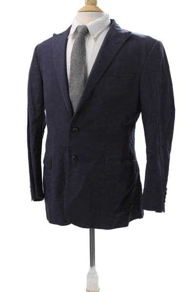 Ralph Lauren Black Label Mens Blue Blazer Buttoned Size 42