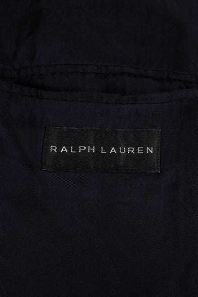 Ralph Lauren Black Label Mens Blue Blazer Buttoned Size 42