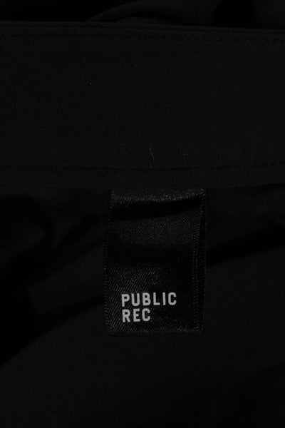 Public Rec Mens Black Polyester Pants Button Closure Size 36