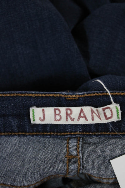 J Brand Womens Skinny Blue Jeans Button Size 30