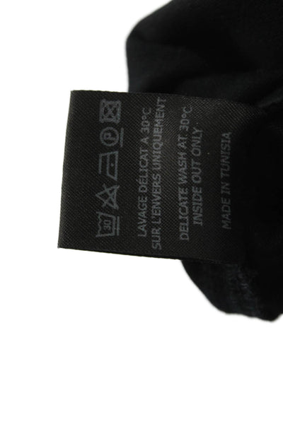 Isabel Marant Etoile Womens A-Line Cotton Skirt Black Zip Size 44