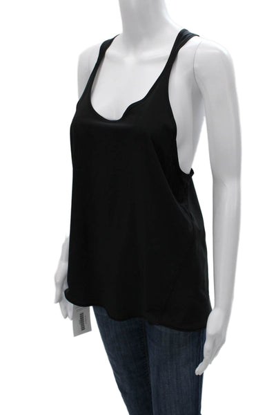 Lululemon Womens Basic Scoop Neck Sleeveless Tank Black Size 4
