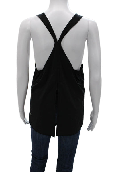 Lululemon Womens Basic Scoop Neck Sleeveless Tank Black Size 4