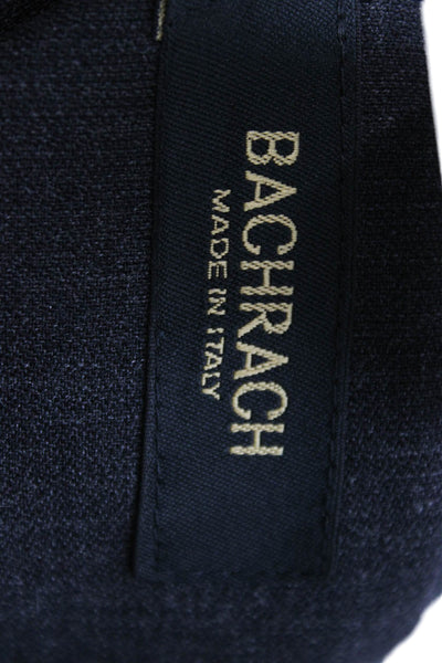 Bachrach Mens Gray Wool Blazer Solid Size 42
