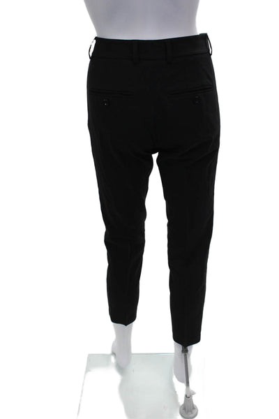 Vince Women Cropped Wool Pants Black Size 2