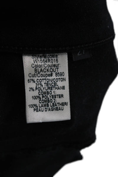 Rag & Bone Jean Women Skinny Black Jeans Mid Rise Button Size 27