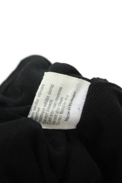 Me + Em Womens Bodycon Dress Black Lyocell Half Sleeve Knee Size 8