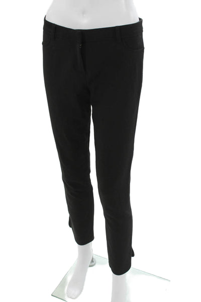 Elizabeth & James Womens Ankle Pants Black Polyester Zip Size 2