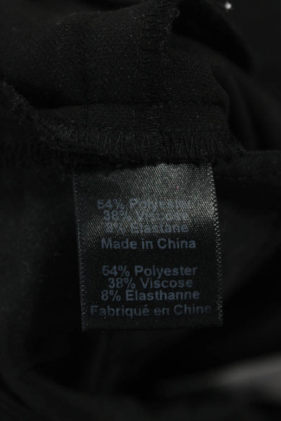 Elizabeth & James Womens Ankle Pants Black Polyester Zip Size 2
