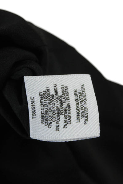 Derek Lam 10 Crosby Womens A-Line Mini Dress Black Sleeveless Button Size 2