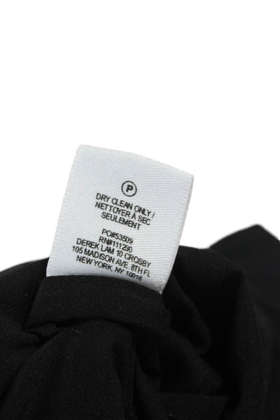 Derek Lam 10 Crosby Womens A-Line Mini Dress Black Sleeveless Button Size 2