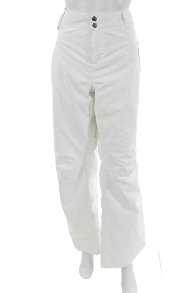 The North Face Womens White Snow Pants Polyester Size XL