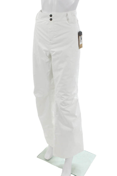 The North Face Womens White Snow Pants Polyester Size XL