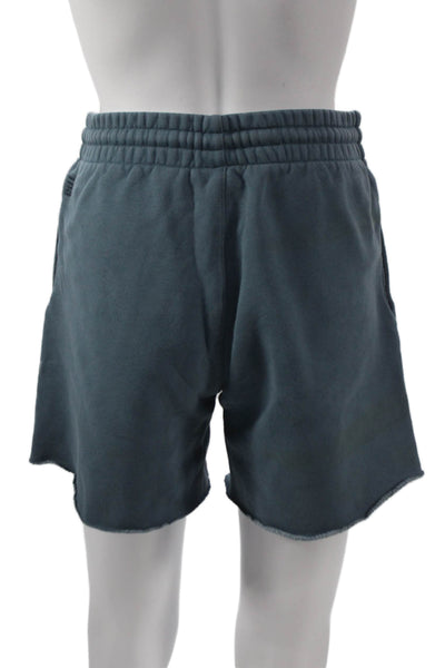 TNA Womens Sweat Shorts Blue Cotton Blend Drawstring Size XS