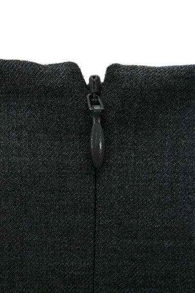 Brooks Brothers Red Fleece Women Fit & Flare Midi Gray Dress Size 2