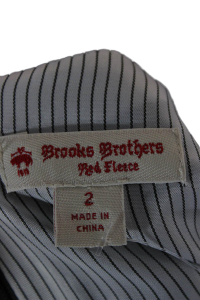 Brooks Brothers Red Fleece Women Fit & Flare Midi Gray Dress Size 2