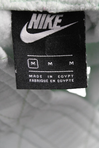 Nike Womens Athletic Argyle Cotton Drawstring Shorts Size M