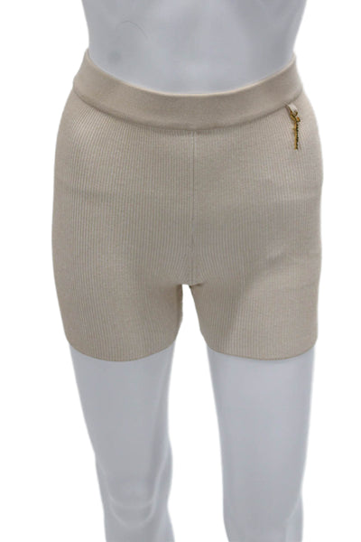 Jacquemus Women Hot Pants Beige Viscose Size 34