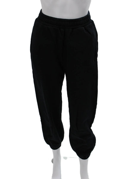 Ksubi Unisex Black Jogger Pants Cotton Pull On Size XS