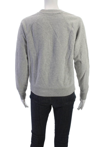 Spiritual Gangster Women Gray Pullover Sweatshirt Long Sleeve Size XS