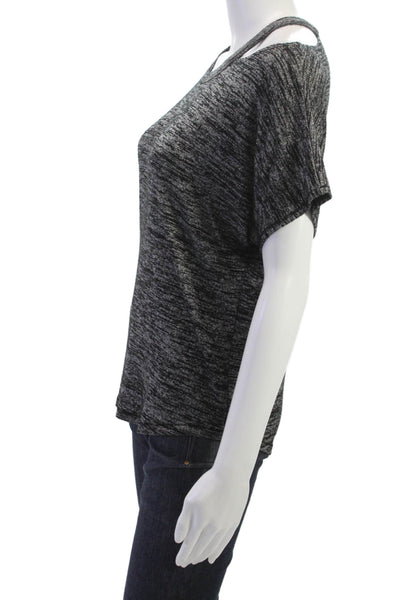 Rag & Bone Jean Womens Gray Rayon Short Sleeve T Shirt Size XS