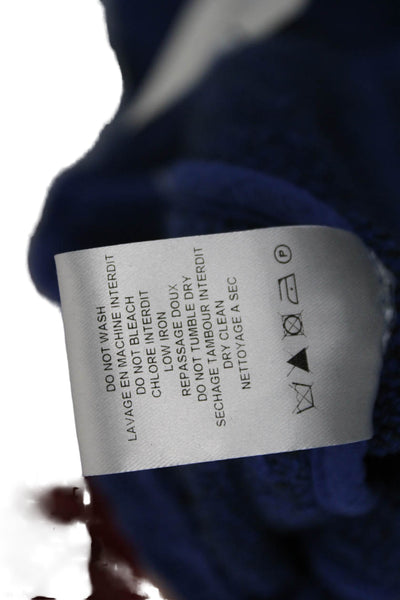 IRO Women Basic Jacket Blue Cotton Snap Long Sleeve Size 1