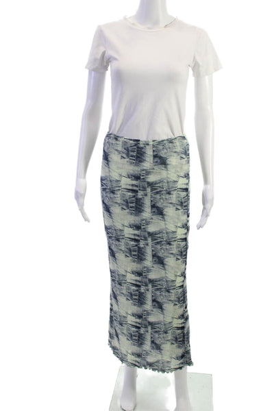 Isalis Women Multicolor Geometric Maxi Set Sleeveless Round Neck Size S