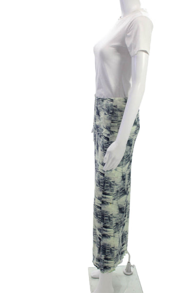Isalis Women Multicolor Geometric Maxi Set Sleeveless Round Neck Size S