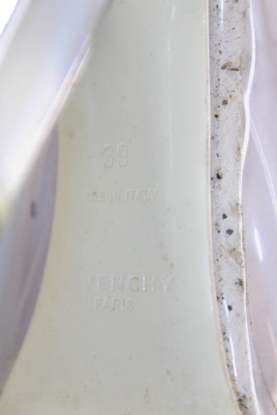 Givenchy Women's Open Toe Transparent PVC mules Sandals Size 39