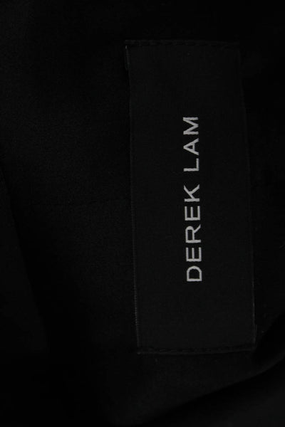 Derek Lam Womens Blazer Black Wool Button Long Sleeve Size 2