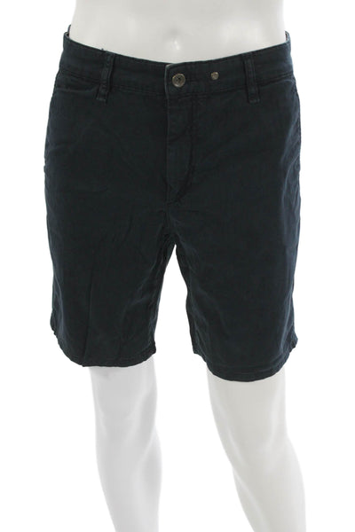 Rag & Bone Mens Chino Shorts Blue Cotton Button Size 33