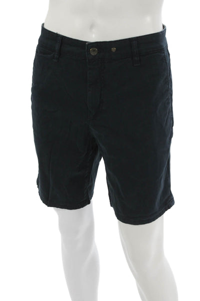 Rag & Bone Mens Chino Shorts Blue Cotton Button Size 33