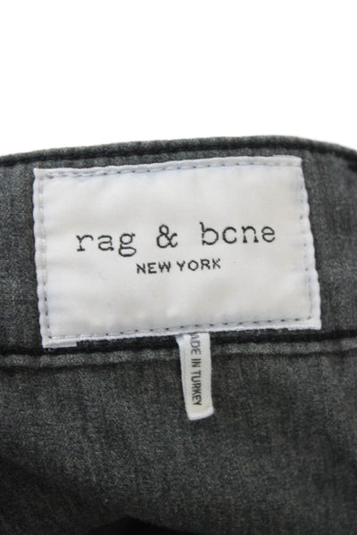 Rag & Bone Mens Chino Shorts Blue Cotton Button Size 33