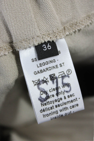 Joseph Womens Beige Jeggings Viscose Blend Pull On Size 36