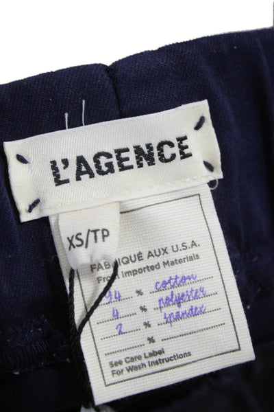 L Agence Women Blue Jeggings Cotton Spandex Blend Size XS