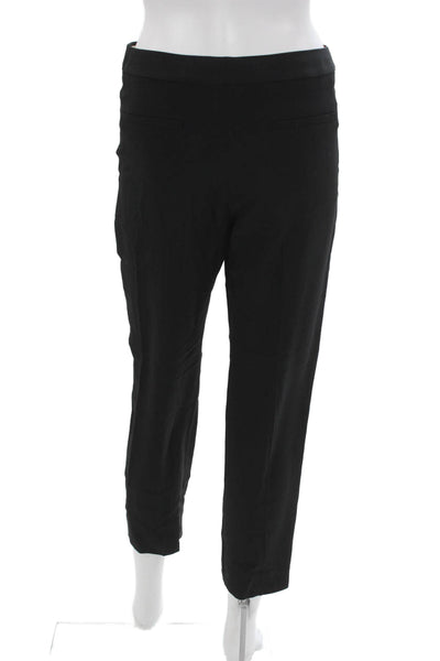 Chloe Womens Ankle Pants Black Acetate Zip Size 38
