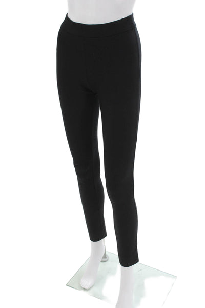 Theory Womens Ankle Pants Black Polyester Pull On Size 00