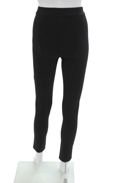 Theory Womens Ankle Pants Black Polyester Pull On Size 00