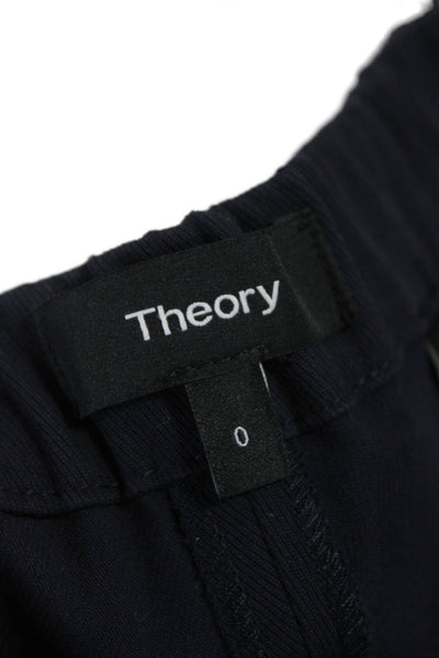 Theory Womens Ankle Pants Blue Size 0