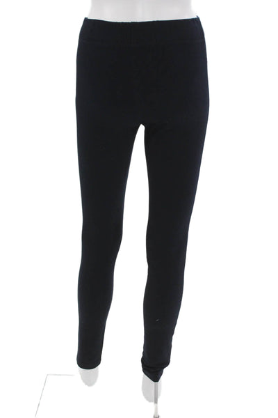 Joseph Womens Solid Black Leggings 53% Viscose Size 34