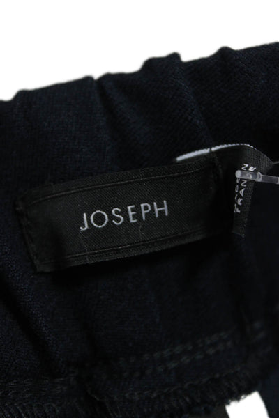 Joseph Womens Solid Black Leggings 53% Viscose Size 34