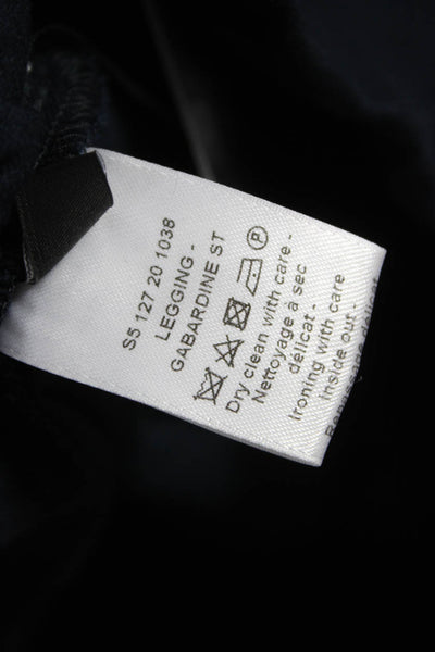 Joseph Womens Solid Black Leggings 53% Viscose Size 34