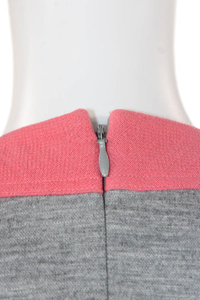 Derek Lam Women Wool Gray Basic Tank Round Neck Sleeveless Size 0