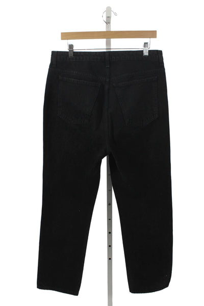 Khaite Women Straight Jeans Black Size 32
