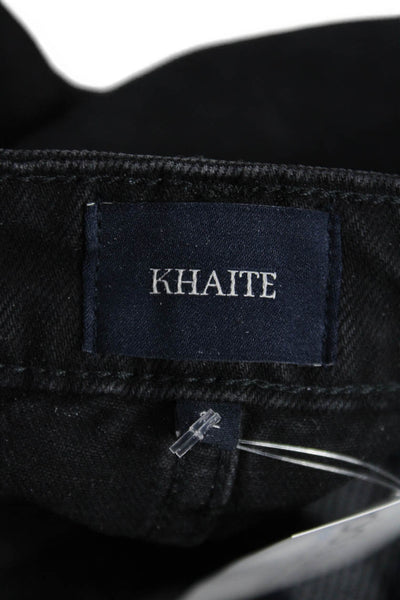 Khaite Women Straight Jeans Black Size 32