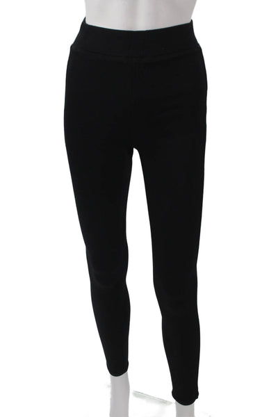 L Agence Womens Black Modal Ankle Leggings Size XS