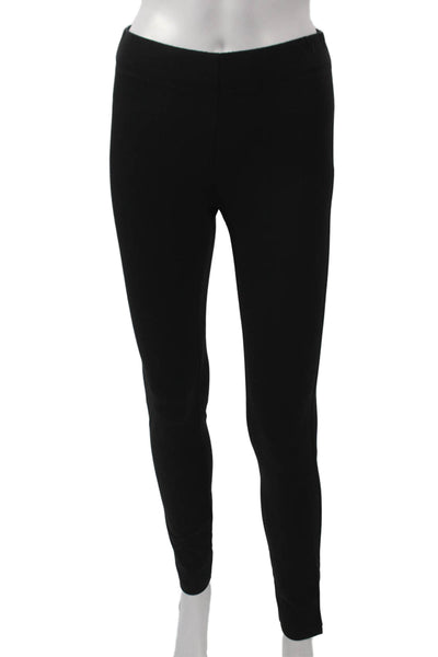 Joseph Women Black Cotton Leggings Size 34