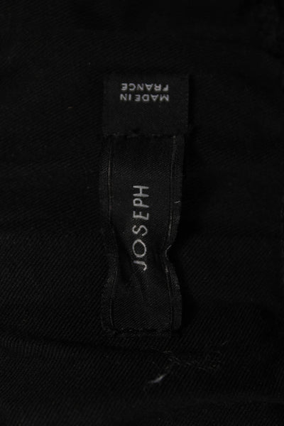 Joseph Women Black Cotton Leggings Size 34